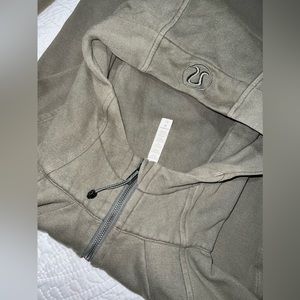 Olive Green Full Zip Scuba | Lululemon